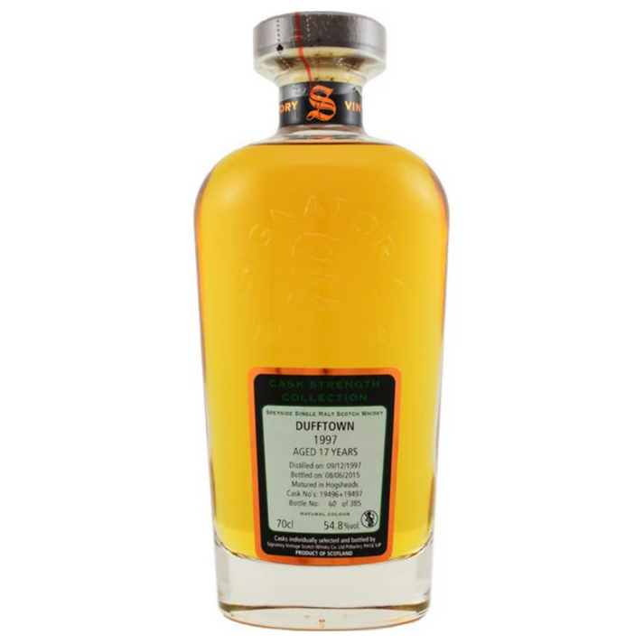 Dufftown Sign Signatory Dufftown 1997 17 Year CS – The Whisky Library Shop