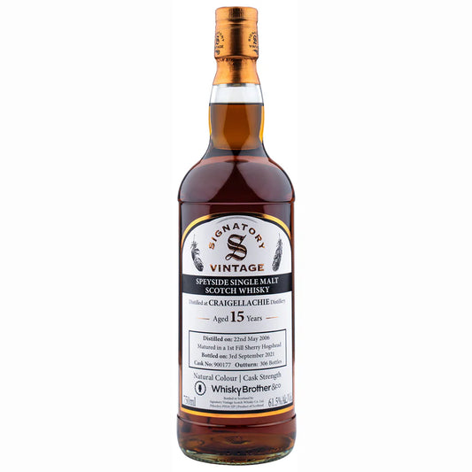 Signatory Craigellachie 15Year Old WB Release