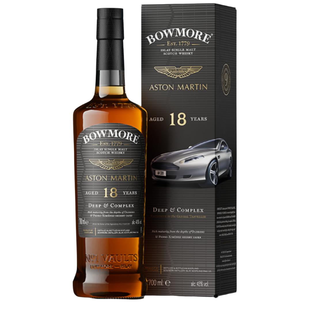 Bowmore 18 Aston Martin Edition 9 box