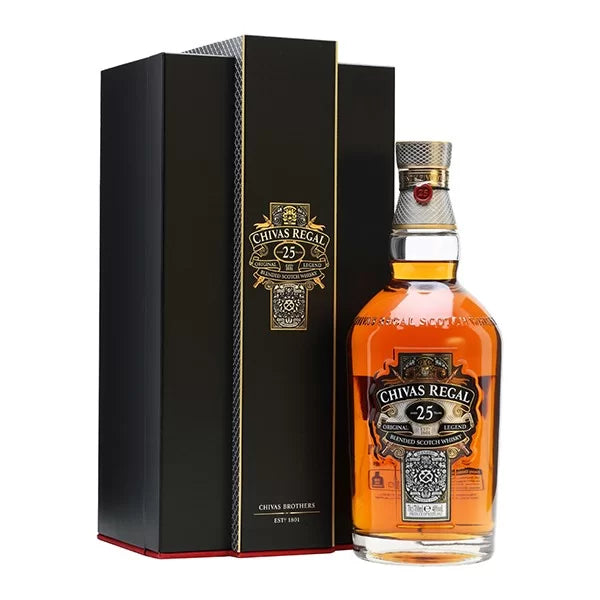 Chivas Regal 25 Year Old whisky box