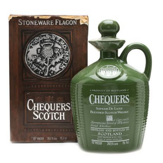 Chequers Scotch 1980's Flagon box