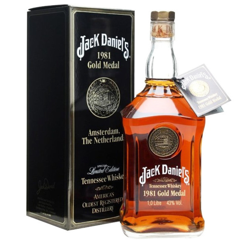 Jack Daniel 1981 Gold Medal Tennessee Whisky