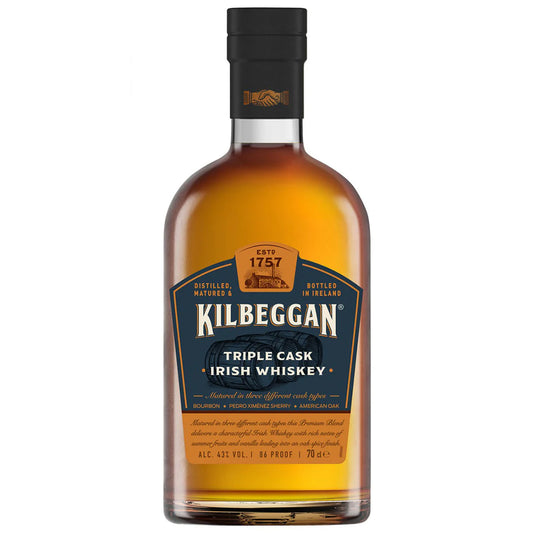 Kilbeggan Triple Cask Irish Whiskey