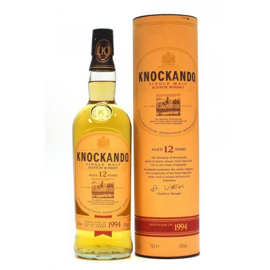 Knockando 12 year old whisky 