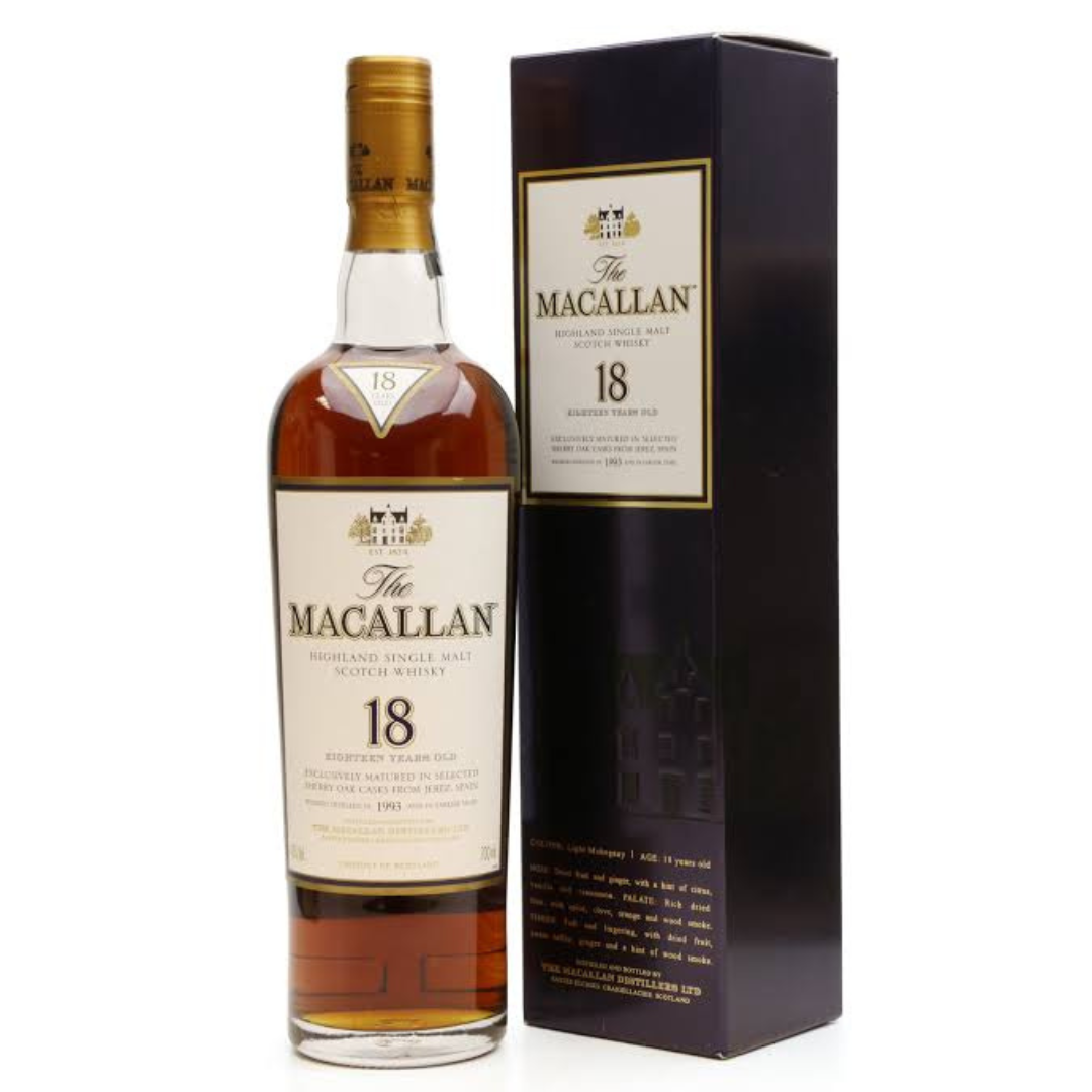 Macallan 18 Year Old Sherry 