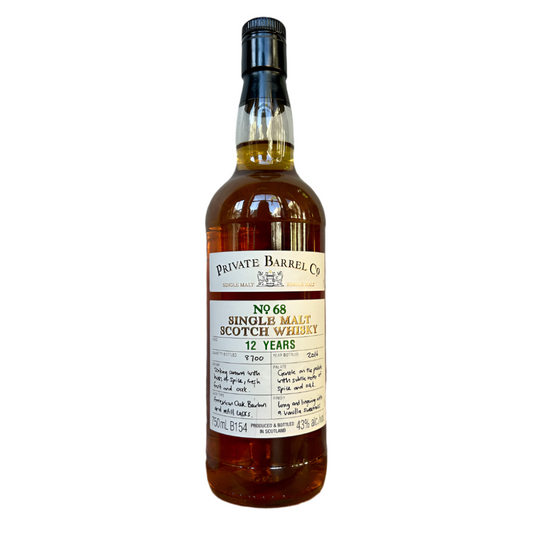 Private Barrel Single Malt Scotch No.68