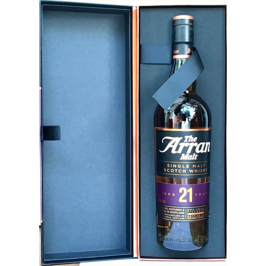 The Arran Malt 21 Year Old Scotch Box