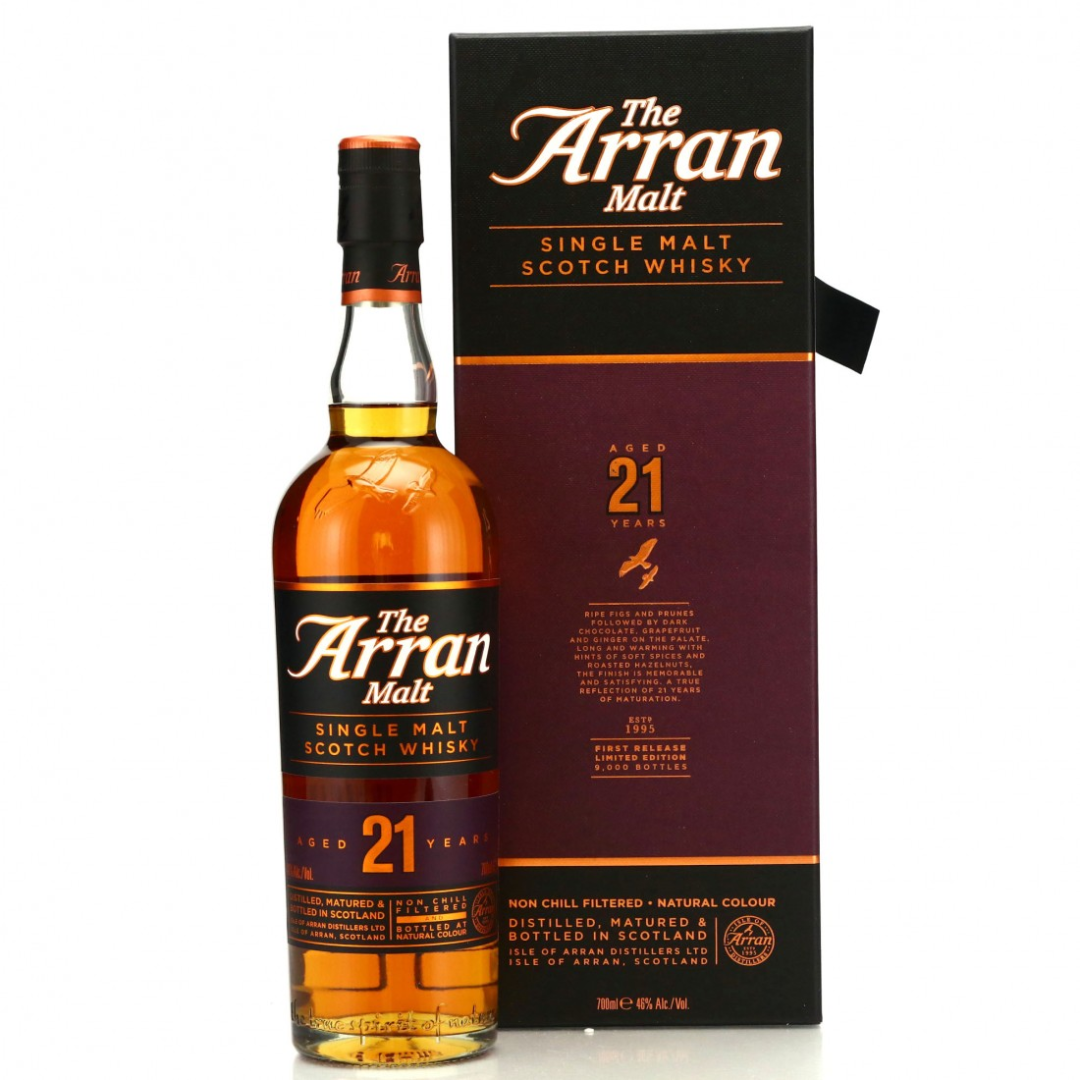 The Arran Malt 21 Year Old Whisky Box
