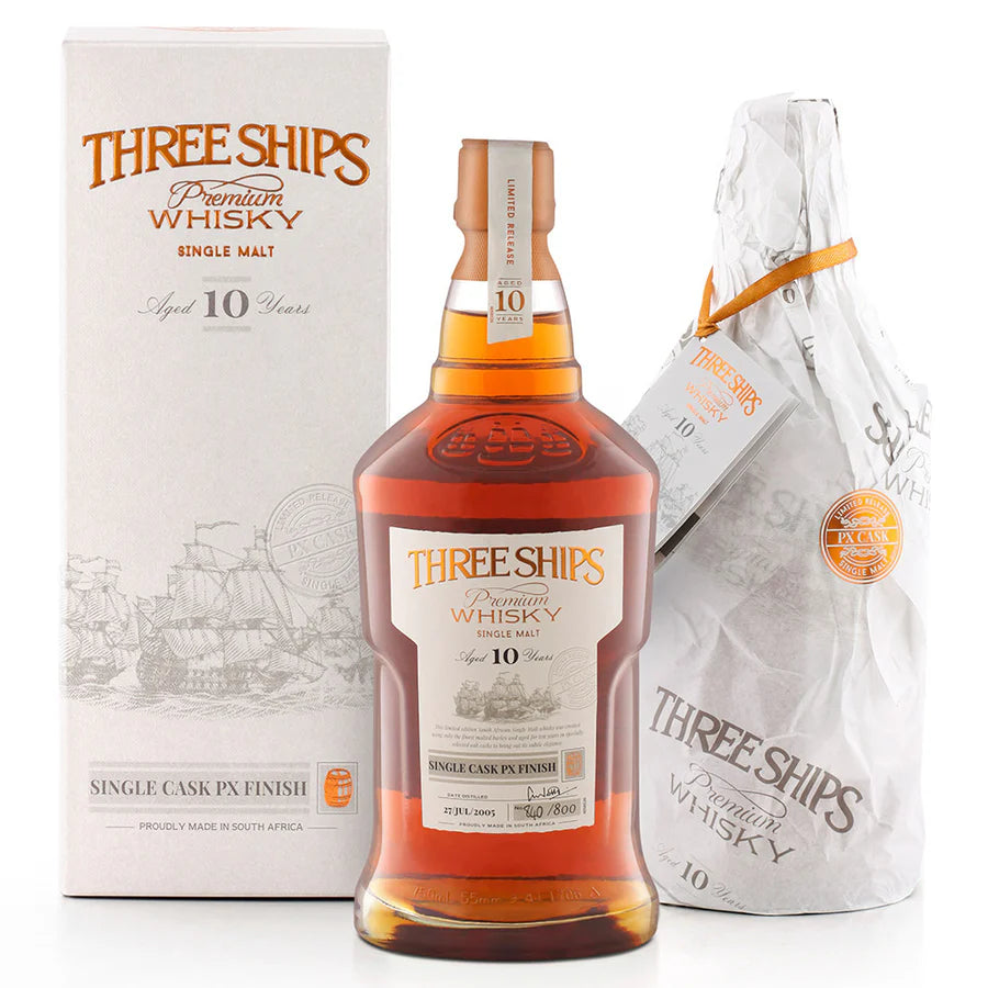 Three Ships 10 PX South African Whisky Package
