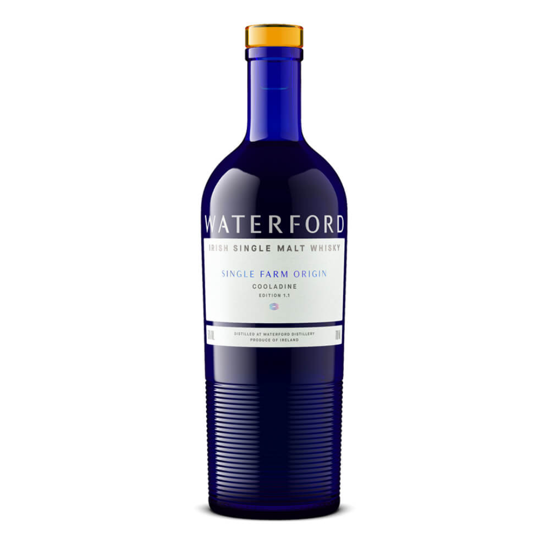 Waterford Cooladine 1.1 Irish single malt on white background