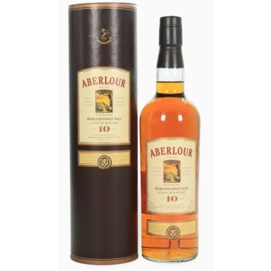 Aberlour 10 Year Old 1990s vintage presentation 750ml 43% ABV with original box