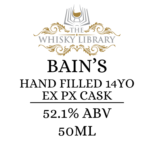 Bain's 14 Year Old Hand Filled Ex PX Cask - 50ml Dram