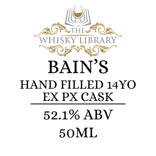 Bain's 14 Year Old Hand Filled Ex PX Cask - 50ml Dram