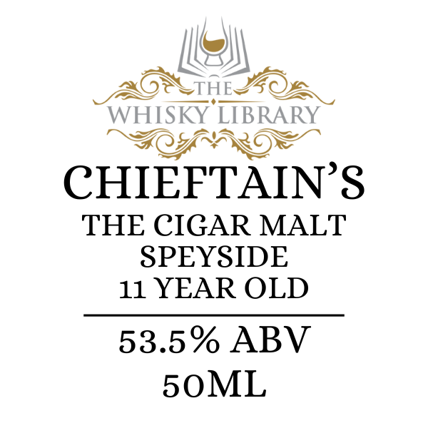 Chieftain's Speyside The Cigar Malt 11 Year Old 50ml Dram
