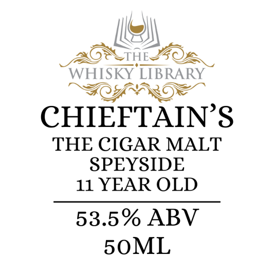 Chieftain's Speyside The Cigar Malt 11 Year Old 50ml Dram