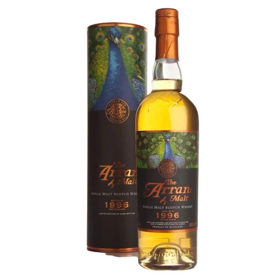 Arran 1996 Bottled 2009 Icons of Arran Peacock with presentation box