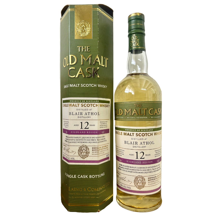 Blair Athol 12 Year Old Old Malt Cask with box