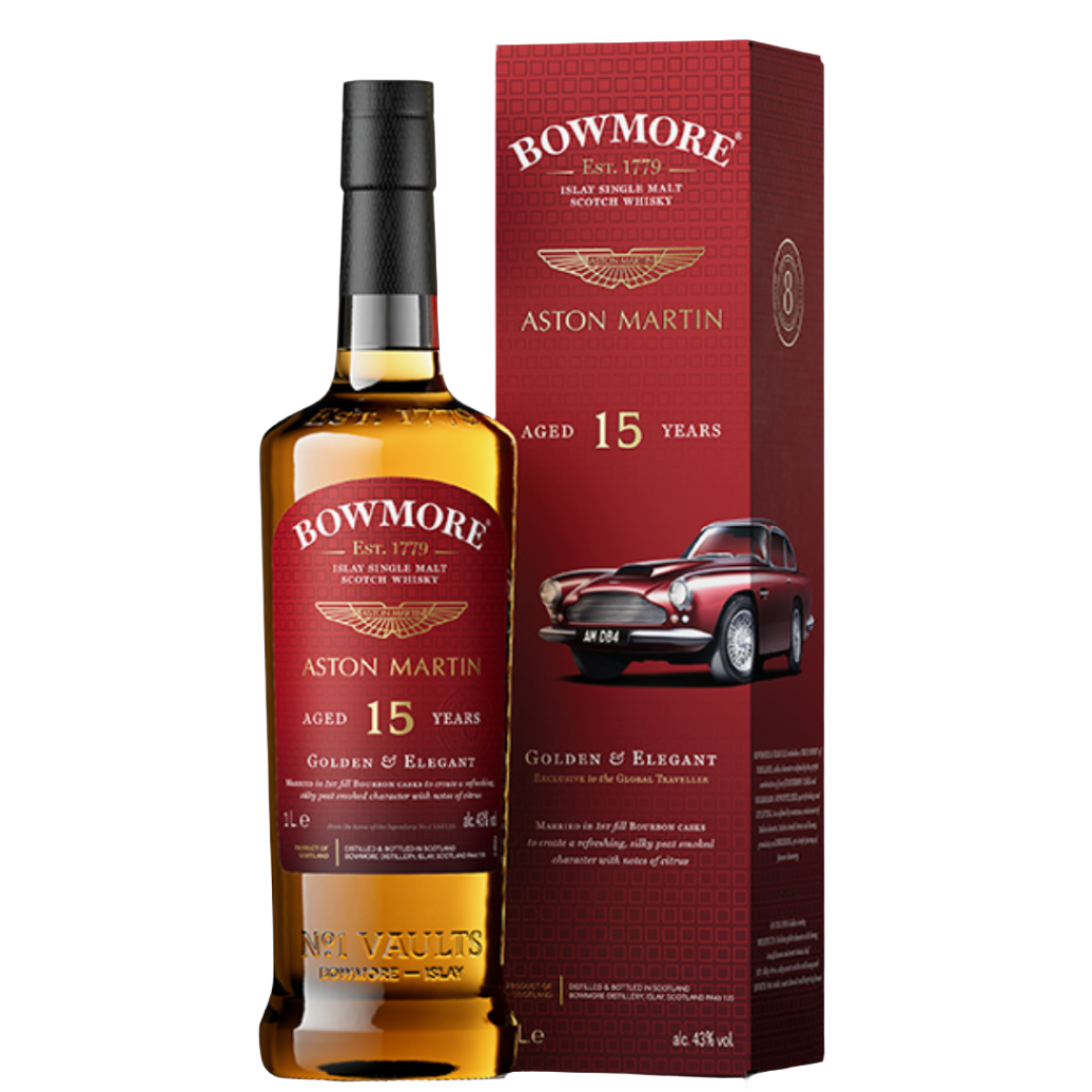 Bowmore 15 Aston Martin Edition 8 box