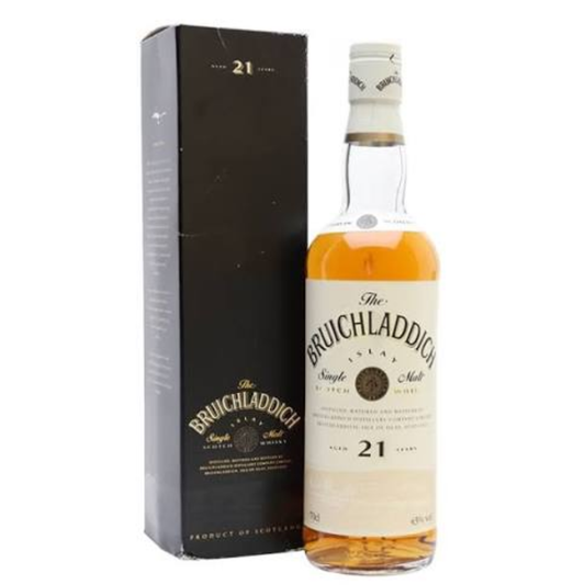 Bruichladdich 21 Year Old 1990s vintage single malt with presentation box