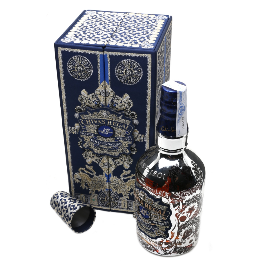 Chivas Regal 18 Gold Signature Christian Lacroix LTD Ed