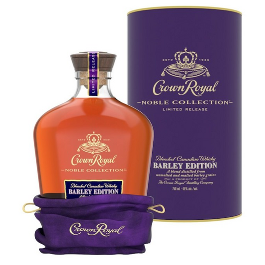 Crown Royal Barley Edition Noble Collection Whisky Bottle and Box