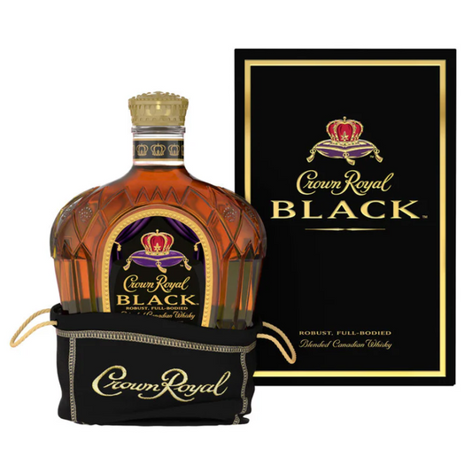 Crown Royal Black bottle with gift box