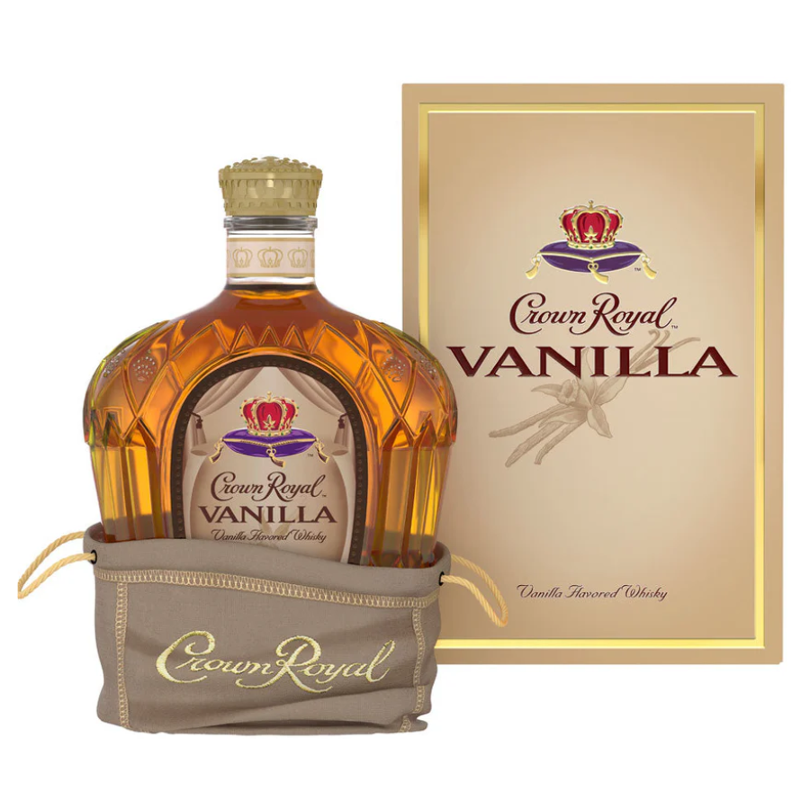 Crown Royal Vanilla Flavored Whisky bottle with box