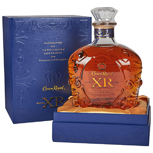 Crown Royal XR Blue LaSalle Edition bottle with presentation box