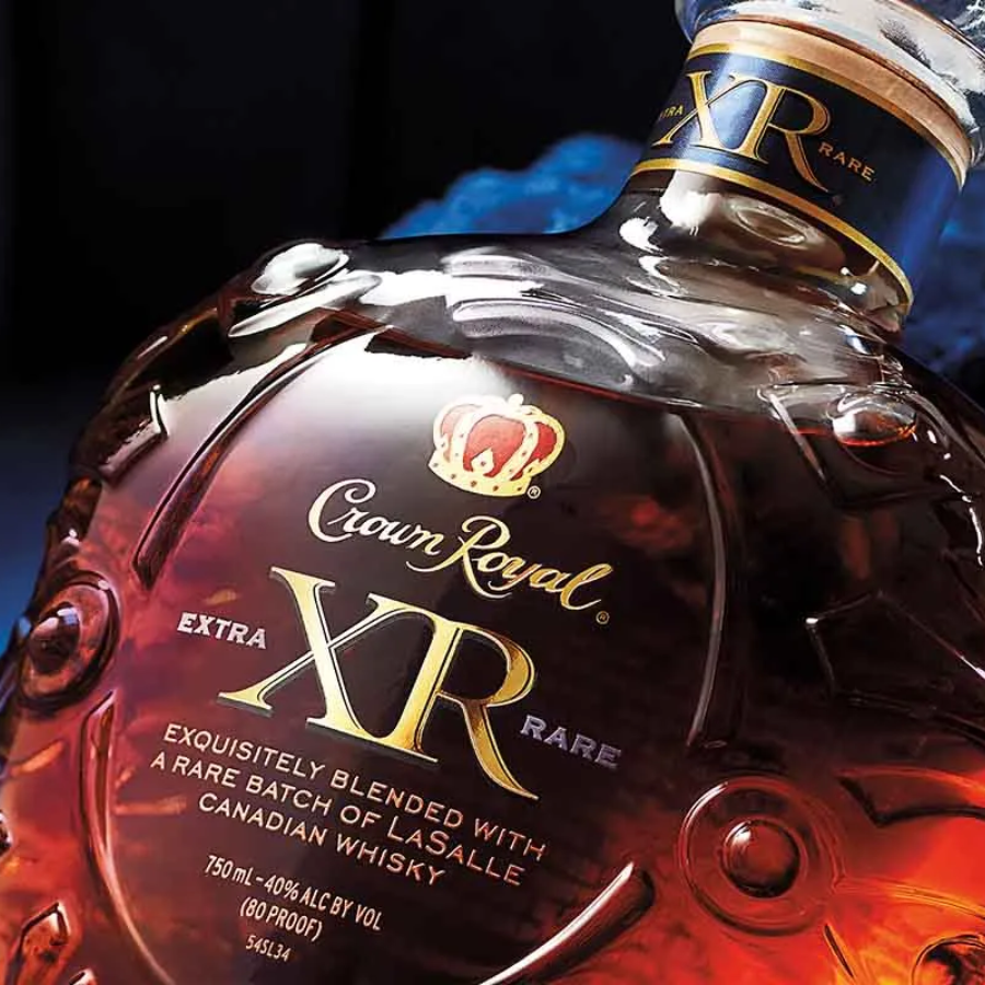 Crown Royal XR Blue LaSalle Edition bottle