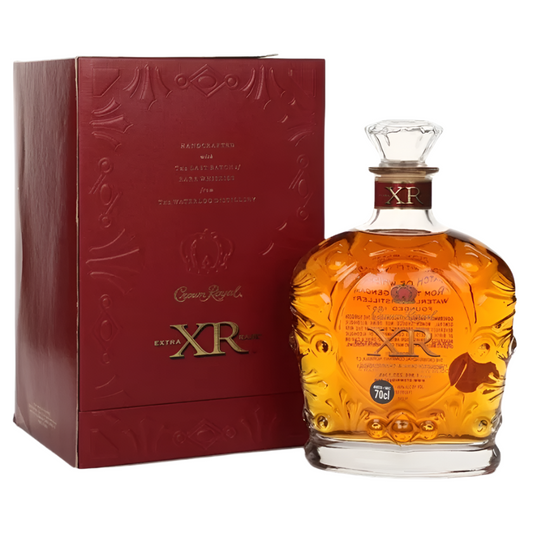 Crown Royal XR Extra Rare Waterloo bottle with presentation box