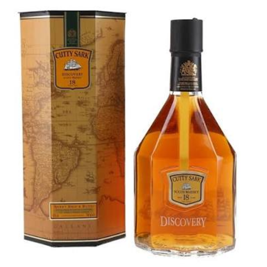 Cutty Sark 18 Year Old Discovery blended Scotch whisky with presentation box