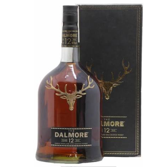 The Dalmore 12 Year Old older bottling 750ml 43% ABV with original presentation packaging