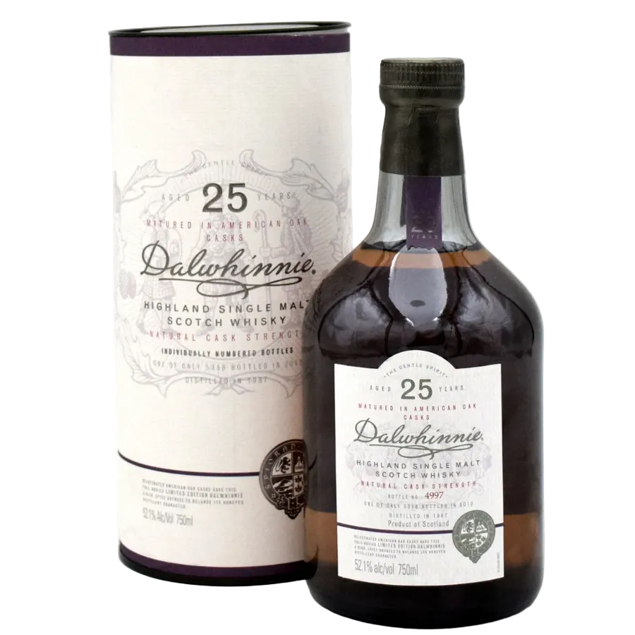 Dalwhinnie 25 Year Old Diageo Special Release 2012 with original presentation box