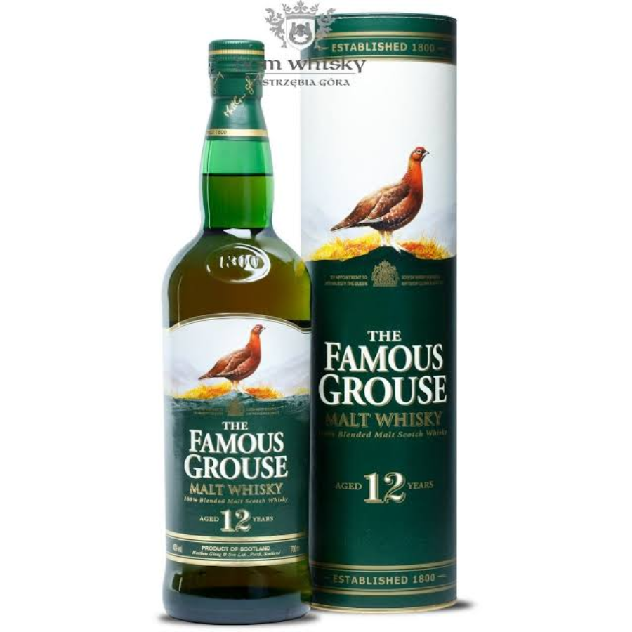 Famous Grouse 12 Year Old Blended Scotch Whisky 750ml 43% with original presentation box