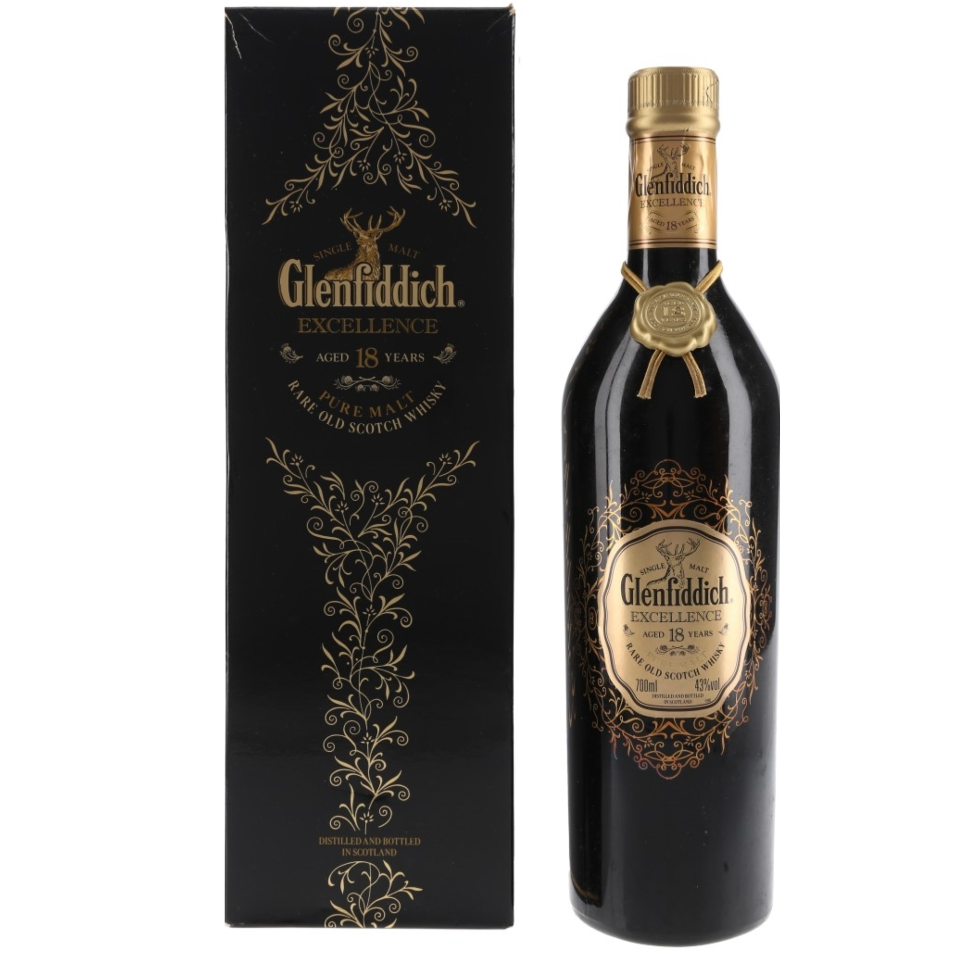 Glenfiddich Excellence 18 Year Old single malt with box