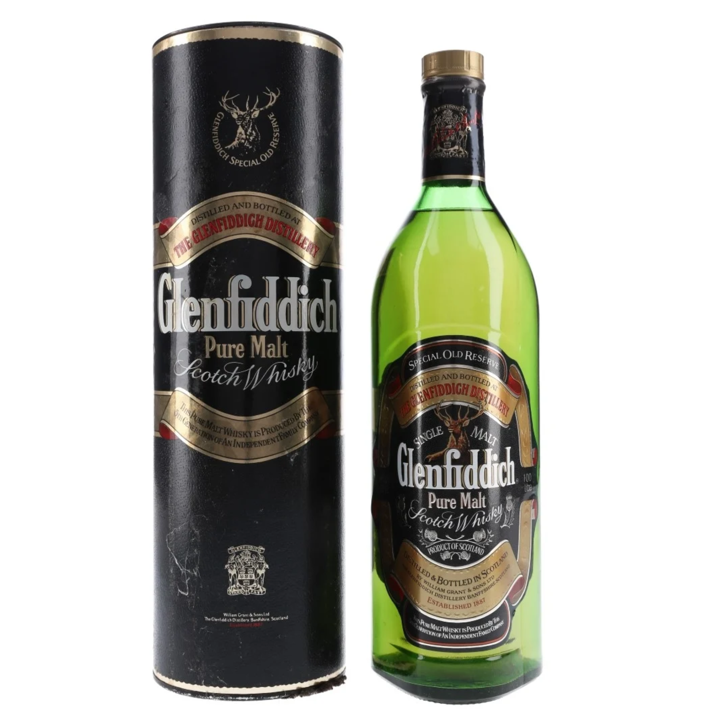 Glenfiddich Pure Malt Special Old Reserve 1980's - 1990's 1L