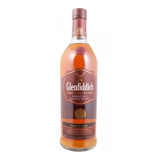 Glenfiddich Reserve Cask Sherry Finish single malt Scotch whisky bottle