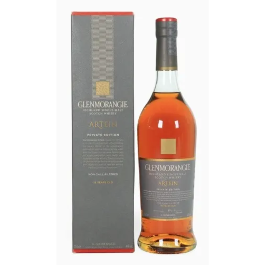 Glenmorangie Artein Private Edition whisky with presentation box