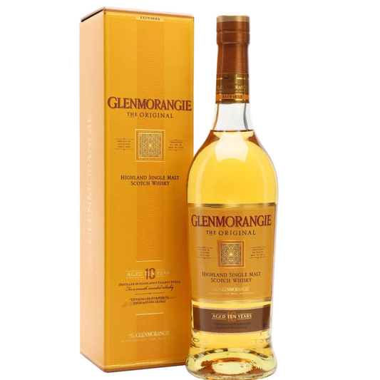 Glenmorangie Original 10 Year Old 750ml 43% ABV Highland Scotch whisky with presentation box