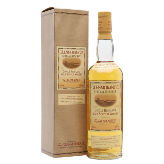 Glenmorangie Special Reserve 1980s vintage single malt with presentation box
