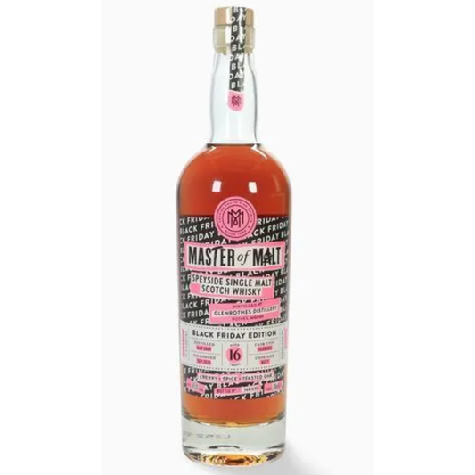 Glenrothes 2009 16 Year Old Black Friday Master of Malt 58.5% whisky bottle