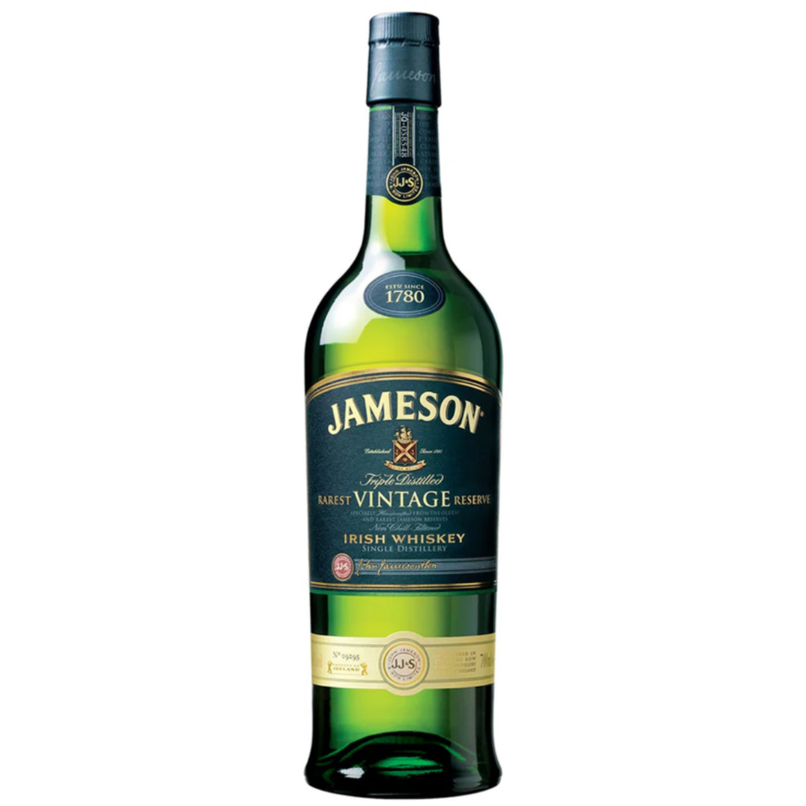 Jameson Rarest Vintage Reserve 2007 Irish whiskey bottle
