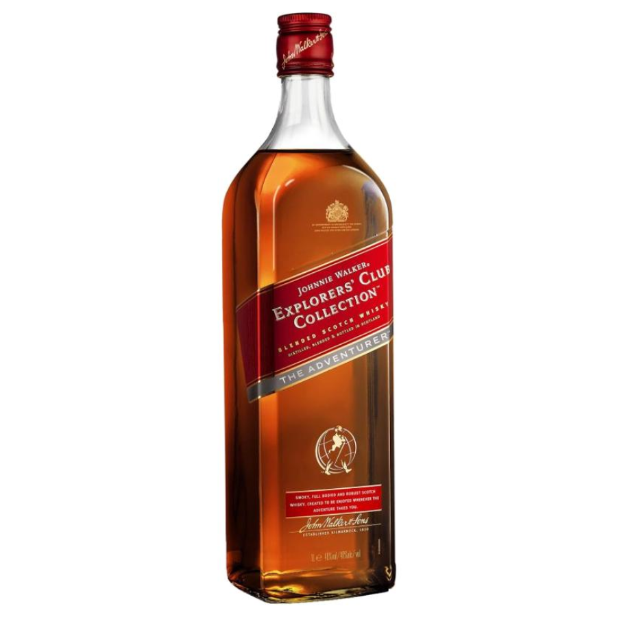 Johnnie Walker The Adventurer bottle – front label view