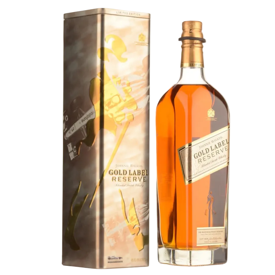 Johnnie Walker Gold Label Reserve McLaren Mercedes limited edition with presentation box