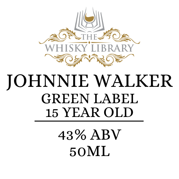 Johnnie Walker Green Label 15 Year Old 50ml Dram