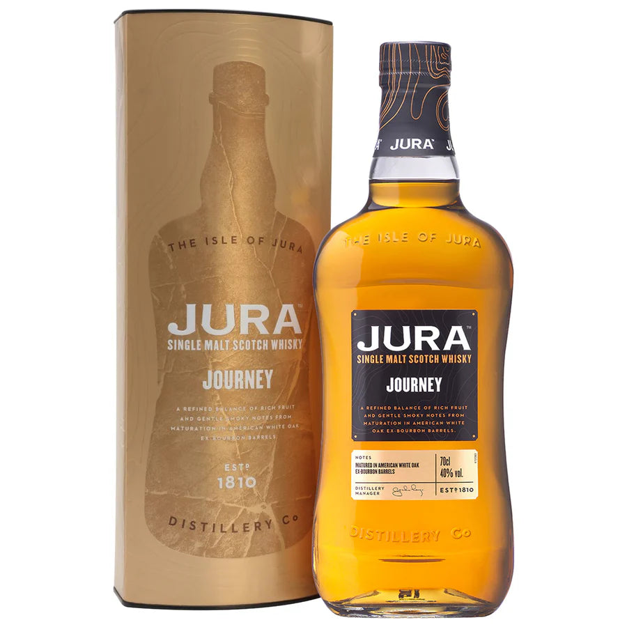 Jura Journey Bottle and Box in the white background