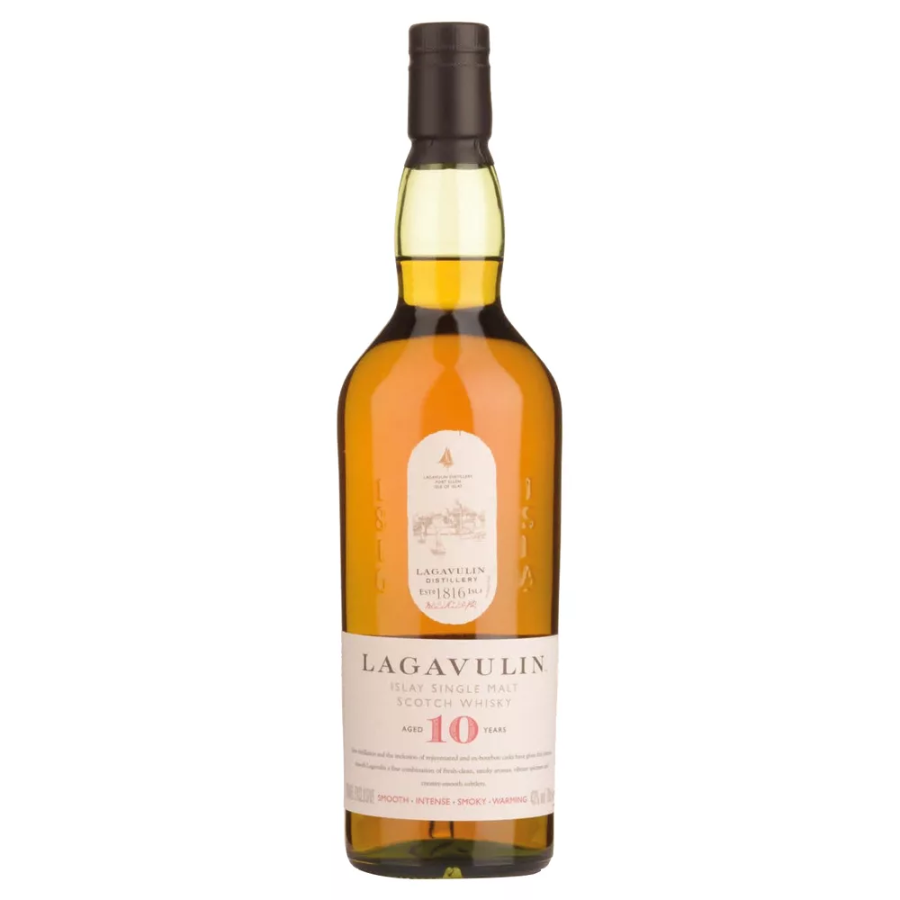 Lagavulin 10 Year Old Islay Single Malt Scotch Whisky bottle