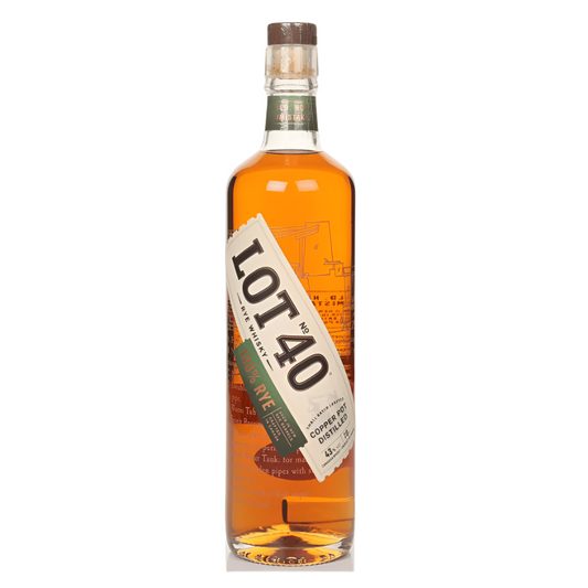 Lot 40 Canadian Rye Whisky bottle only