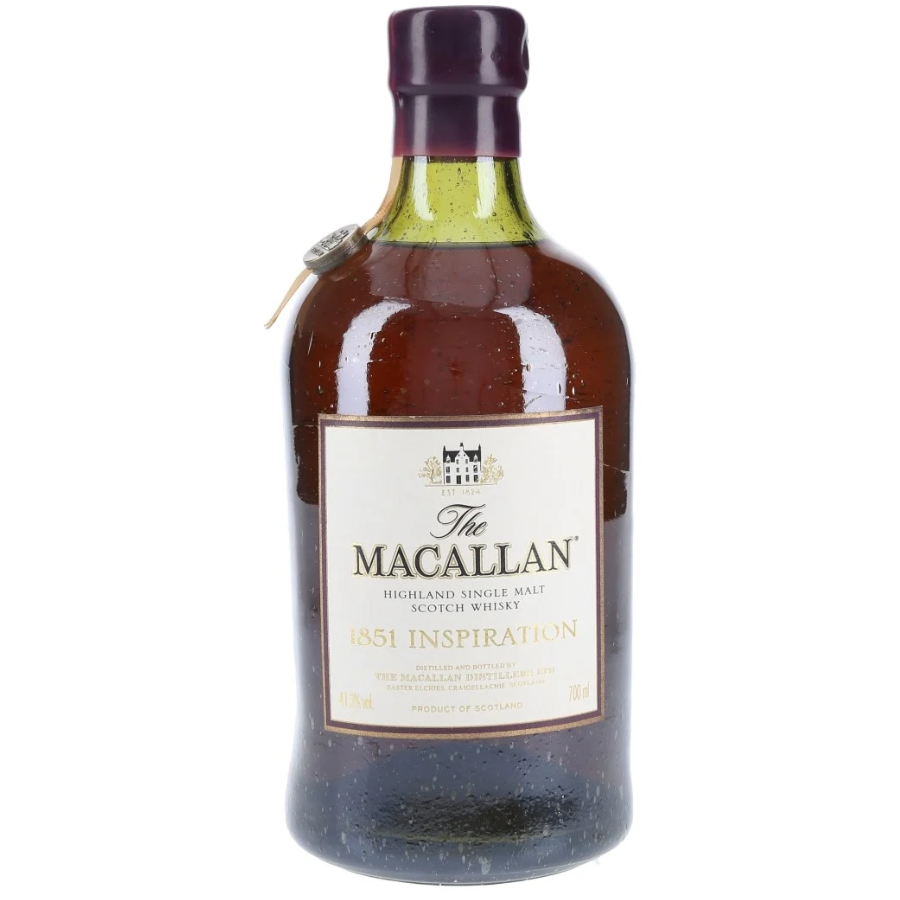 The Macallan 1851 Inspiration 700ml 41.3% ABV discontinued Speyside single malt Scotch whisky bottle