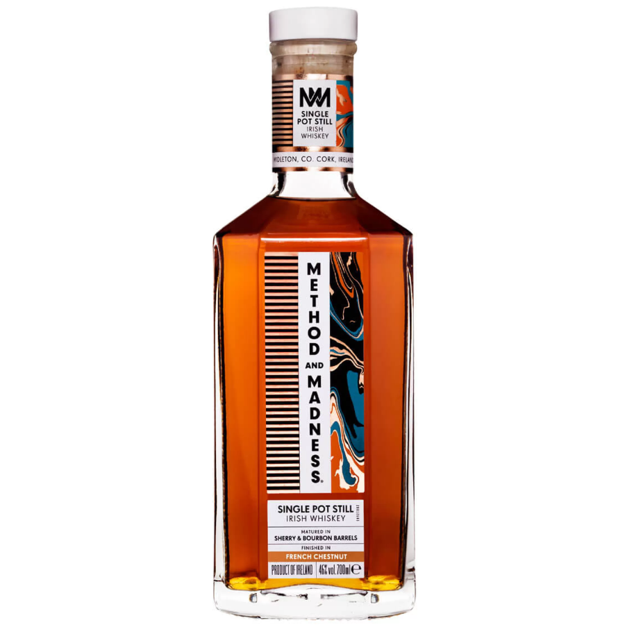 Method & Madness Single Pot Still Irish Whiskey bottle